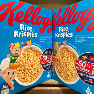 2x Kelloggs Rice Krispies Cereal (2x375g)
