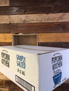 24x Popcorn Kitchen Simply Salted Popcorn 30g