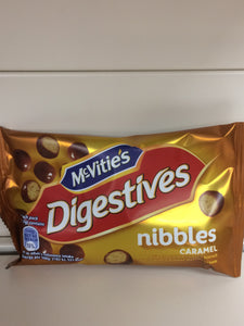 McVitie's Digestives Nibbles Caramel Box of 20x 37g