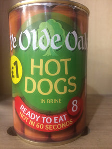 Ye Olde Oak 8x Hotdogs in Brine 400g PM£1