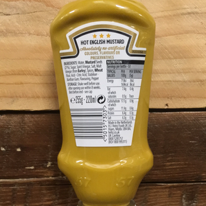 2x Heinz English Mustard Classic Style Hot (2x220ml)