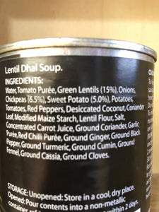 Bonners Finest Lentil Dhal Soup 400g