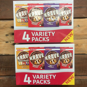 8x Kellogg's Krave Variety Packs (2 Packs of 4x30g)