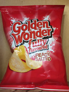 12x Golden Wonder Ready Salted Crisps (12x32.5g)