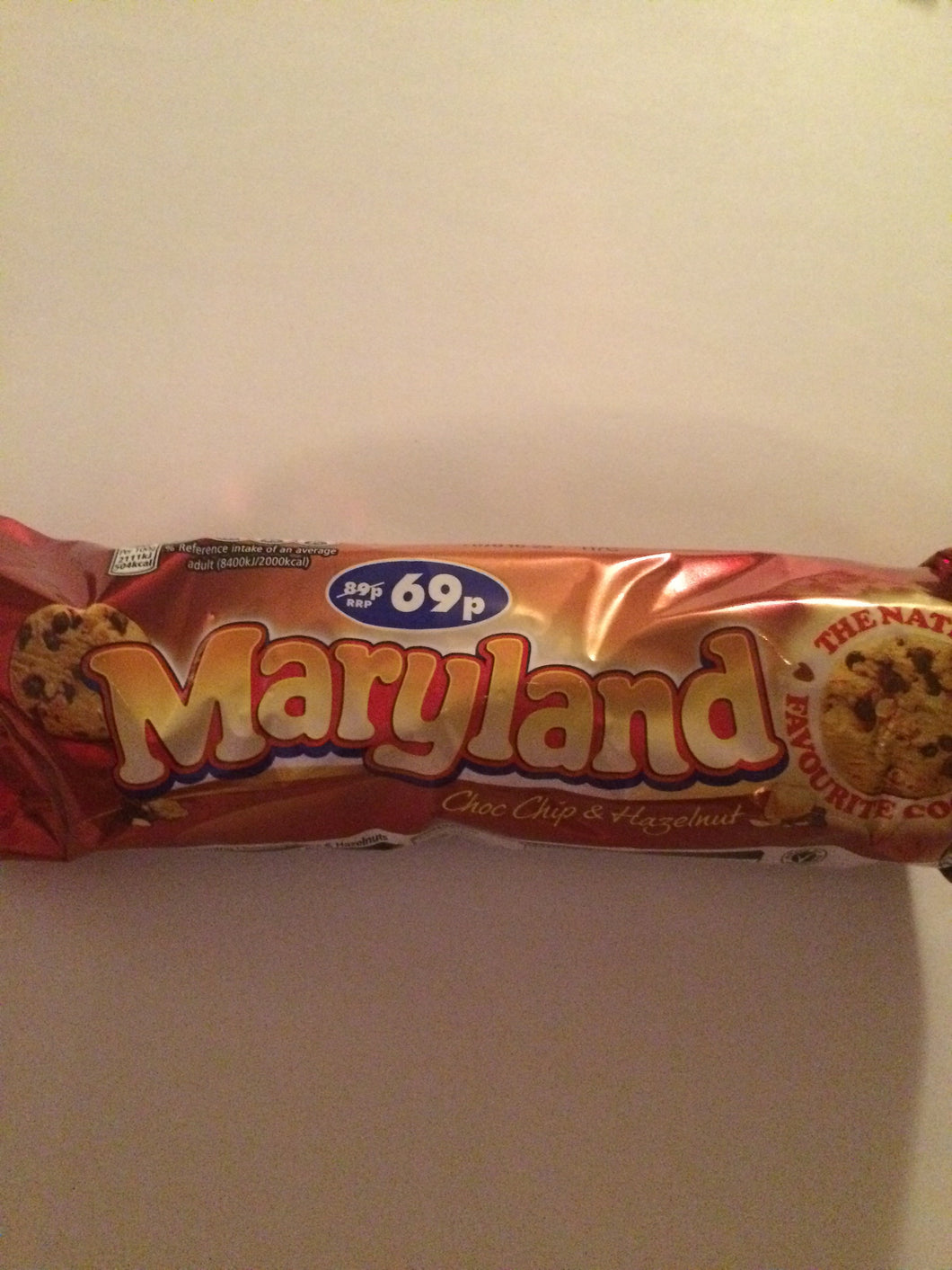 Maryland Choc Chip & Hazelnut Cookie 145g