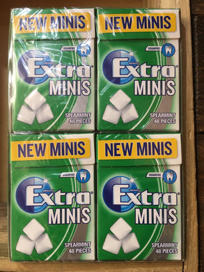 8x Wrigley's Extra Minis Spearmint Chewing Gum (8x48 Pieces)