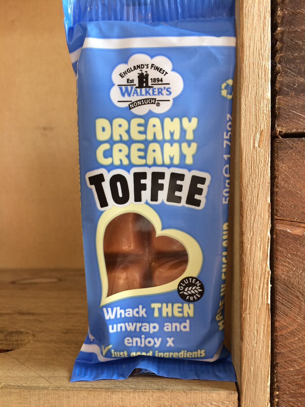 Walker's Dreamy Creamy Toffee 50g