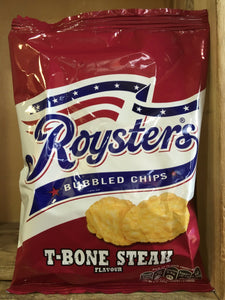 28x Roysters T-Bone Steak Crisps Box (28x21g)