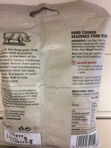 12x Mr Porkys Finest Quality Pork Scratchings Bags (12x45g)