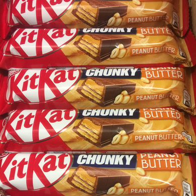 12x KitKat Chunky Peanut Butter Milk Chocolate Bars (12x42g)