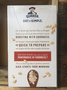 Quaker Oat So Simple Limited Edition Toffee Apple Porridge 8x34g
