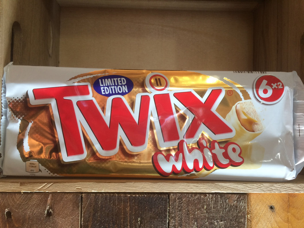 Twix Limited Edition White 6x2 Bars