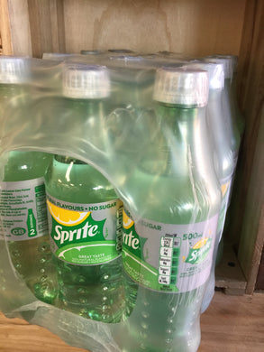 12x Sprite Sugar Free 500ml