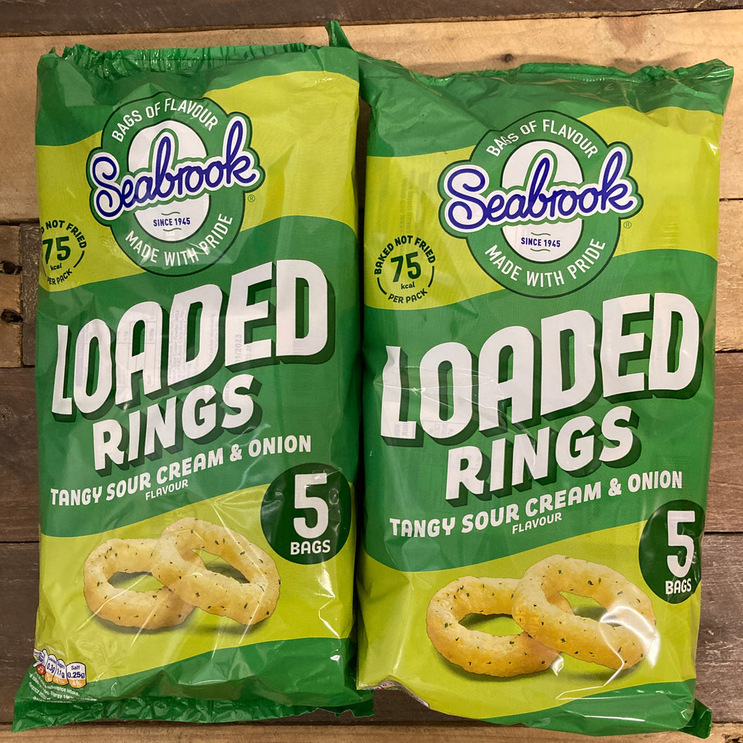 Seabrook Loaded Rings Sour Cream & Onion Bags