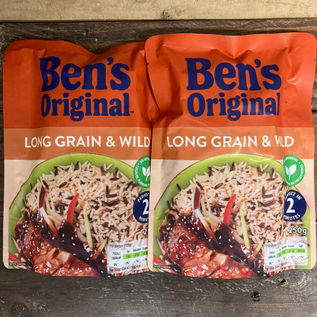 Bens Original Long Grain and Wild Microwave Rice