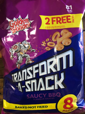 Transform-A-Snack Saucy BBQ 8x16g