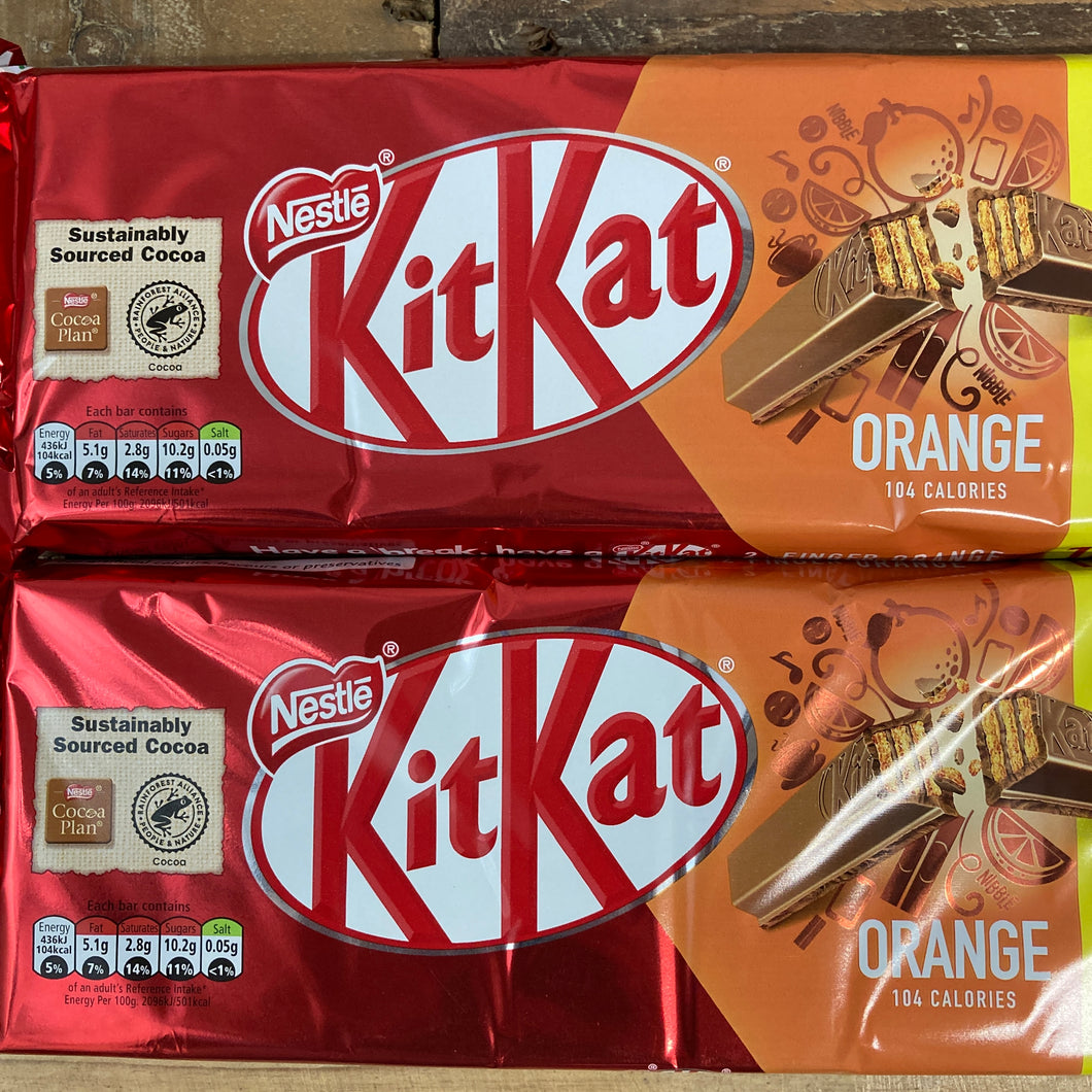 KitKat 2 Finger Orange Chocolate Bars