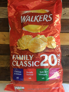 Walkers Family Classic 20 Pack