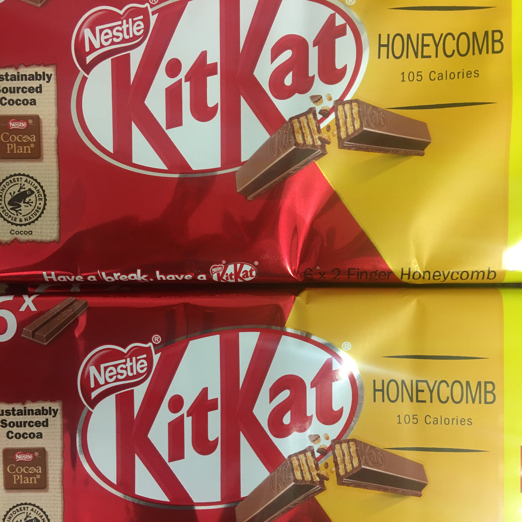 KitKat 2 Finger Honeycomb Chocolate Bars