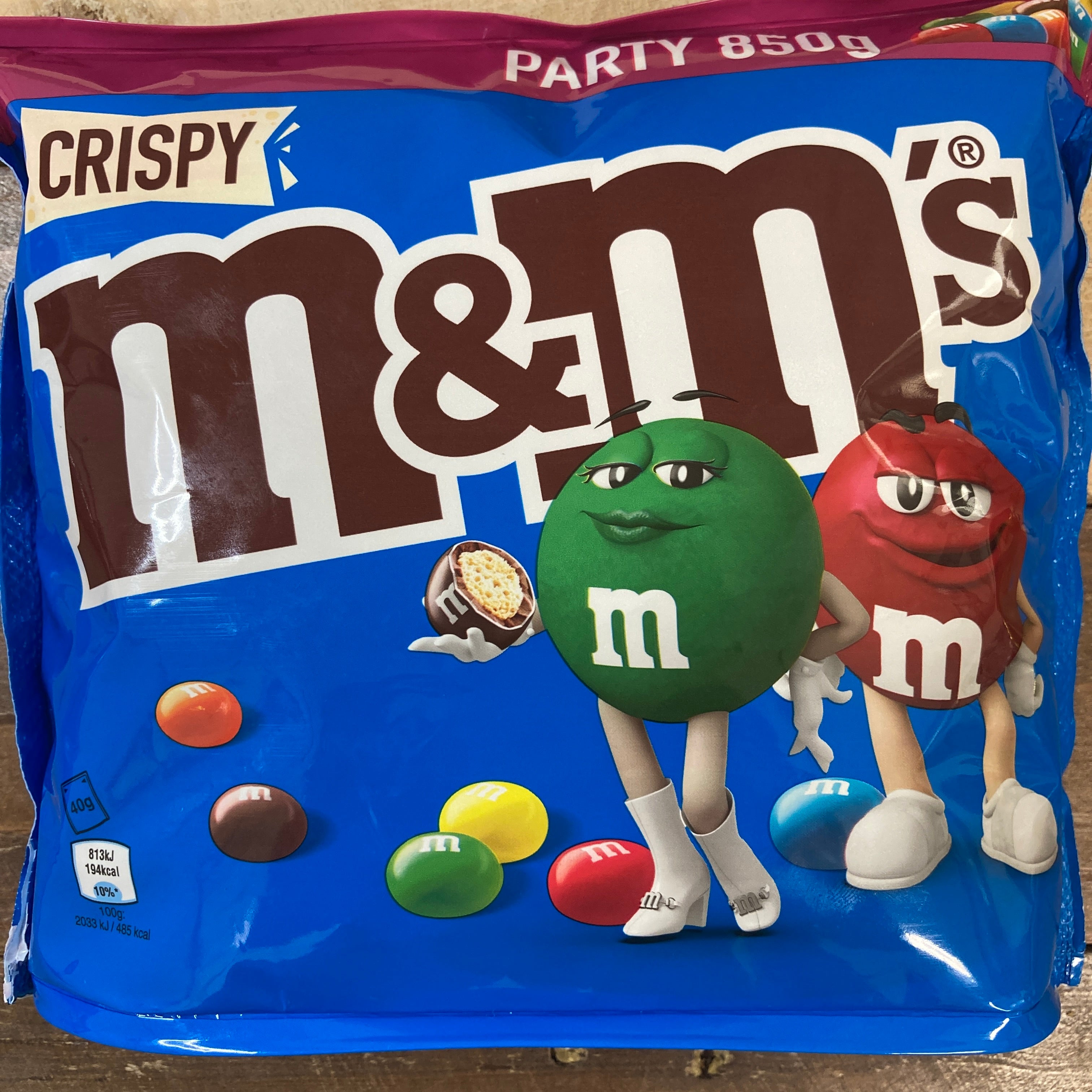 M&Ms CRISPY MORE TO SHARE POUCH 