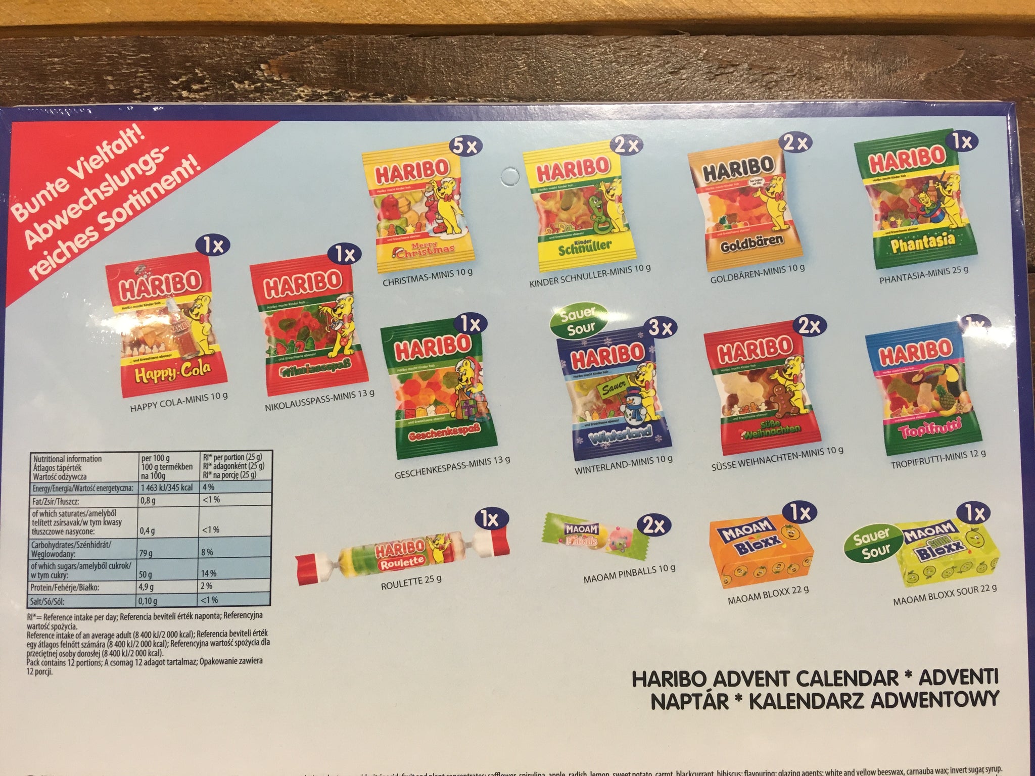 Haribo Sweets Advent Calendar 300g | Low Price Foods Ltd