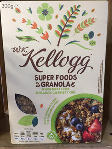 Kellogg's Super Food Granola Pumpkin Seeds and Chia 300g