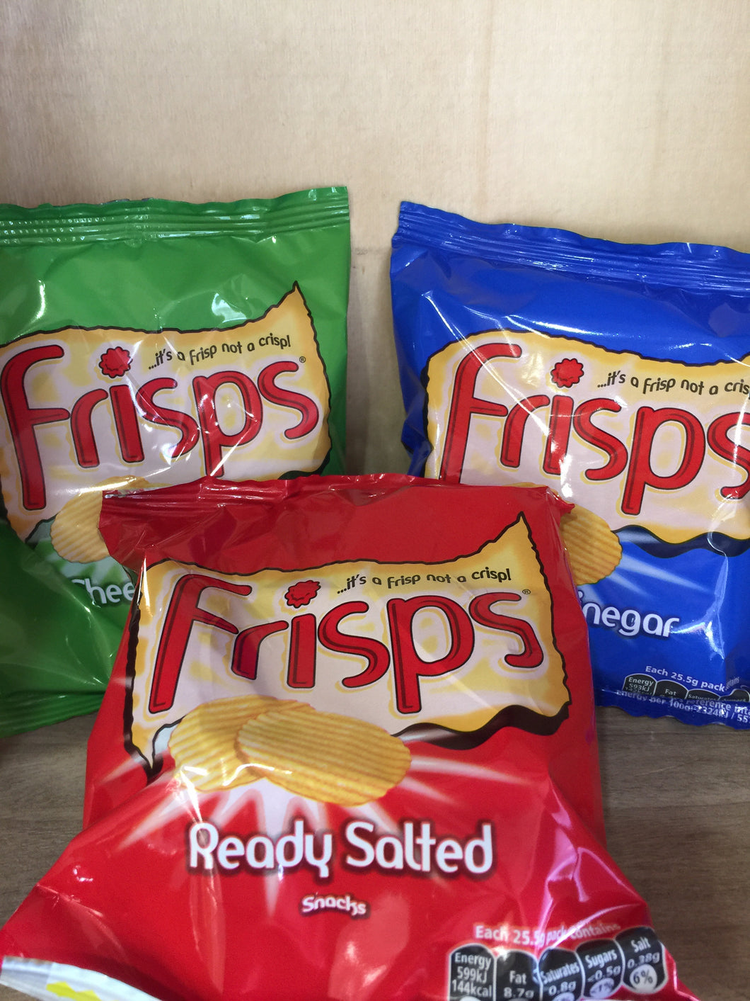 24x Frisps Assorted Crisps (4x 6 Packs x25.5g)