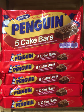 30x McVitie's Penguin Cake Bars (6 Packets of 5 Cakes)