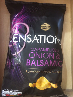 Walkers Sensations Balsamic Vinegar & Onion Crisps 150g