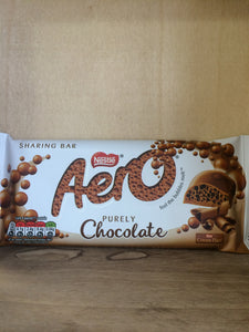 Aero Sharing Bar Purely Chocolate 100g
