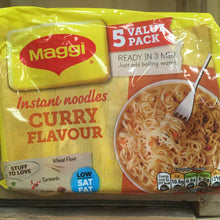 10x Maggi 3 Minute Noodles Curry Flavour Bags(2 Packs of 5x59g)