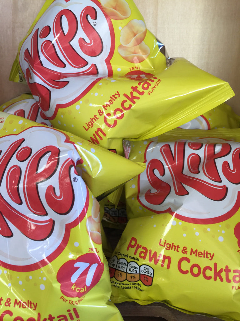 30x Skips Prawn Cocktail (5x 6 Packs x13.1g) & Low Price Foods Ltd