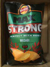 9x Walkers Max Strong Wasabi Crisps Sharing Bags (9x150g)