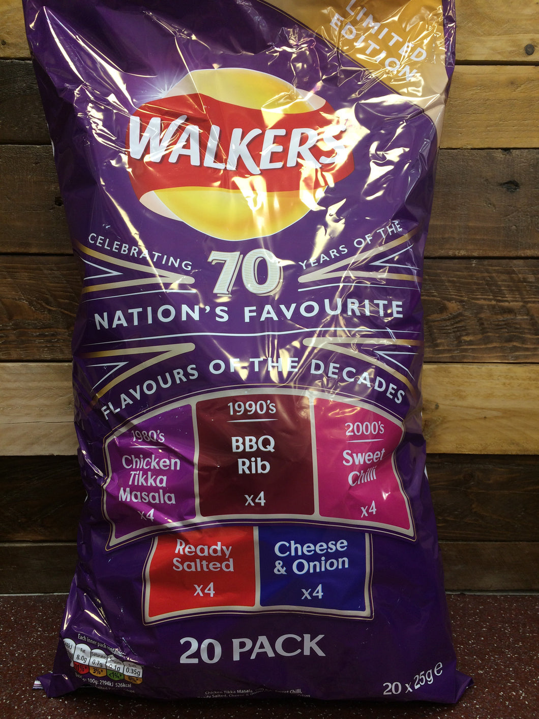 Walkers Flavours of the Decades 20 Pack