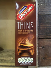 McVities's Digestive Milk Chocolate Thins Biscuits 180g
