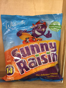 Whitworths Sunny Raisin 14x Snack Packs