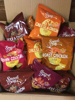 48x Packs of Snack Day Meaty Crisps (48x25g)