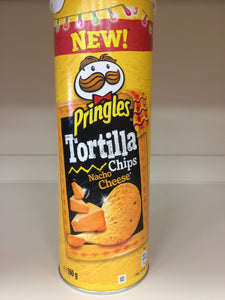 5x Pringles Tortilla Nacho Cheese Chips (5x160g)
