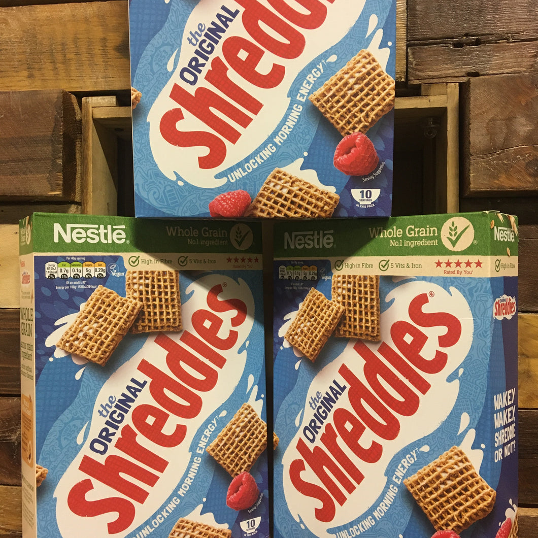 3x Nestle Original Shreddies Cereal (3x415g)
