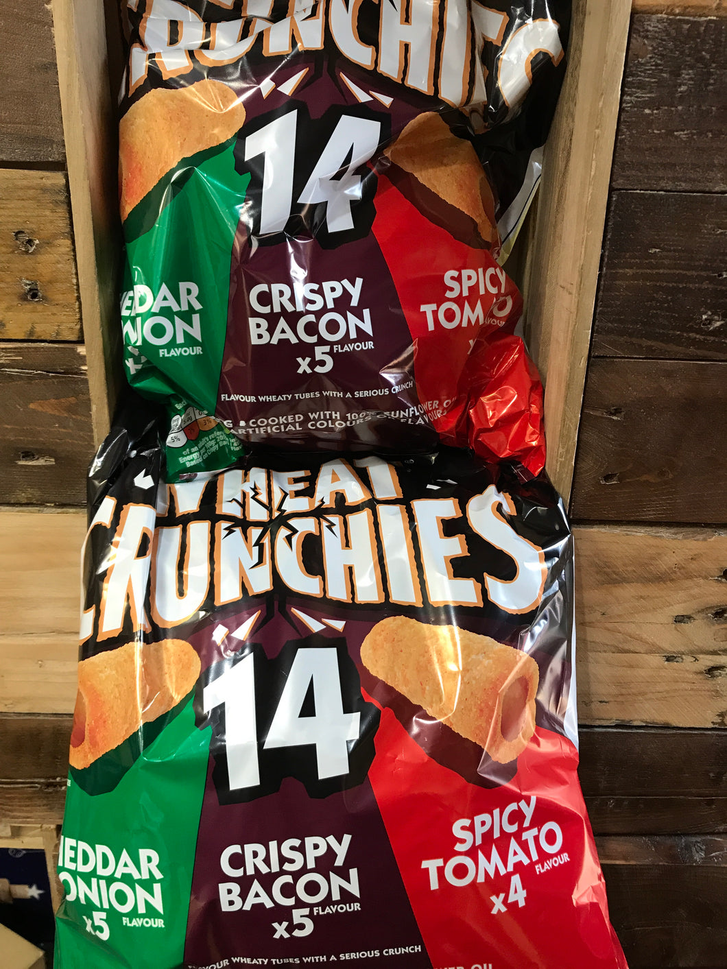 28x Wheat Crunchies Assorted Pack (2x14 Packs x20g)