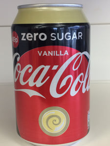 Coke Zero Vanilla 330ml Can