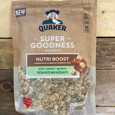 2x Quaker Super Goodness Pecan & Hazelnut Granola (2x400g)
