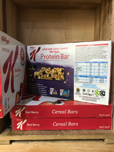 20x Kellogg's Special K Red Berry Cereal Bars 21.5g (4x 5 Bars)