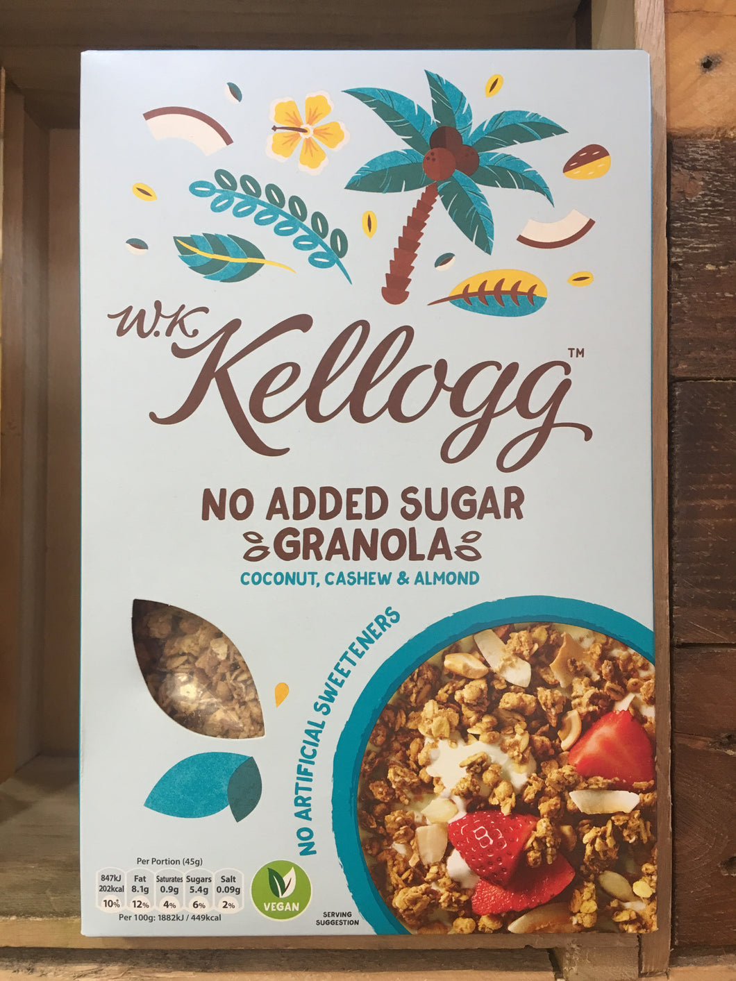 Kellogg No Added Sugar Granola with Coconut, Cashew & Almond 570g
