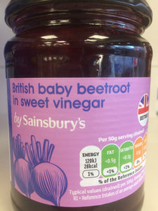 Whole Baby Beetroot in Sweet Vinegar 340g