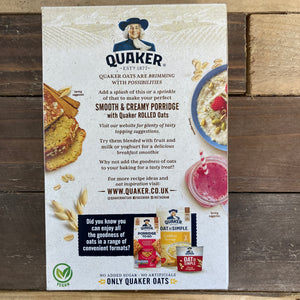 2x Quaker Rolled Oats Porridge (2x500g)