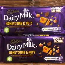 9x Cadbury Honeycomb & Nut Dairy Milk Bars (9x105g)