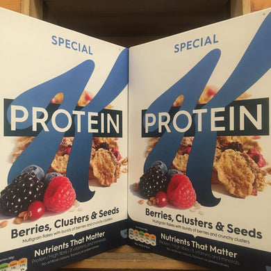 2x Kellogg's Special K Protein Berries, Clusters & Seeds (2x320g)