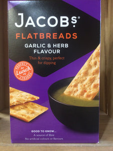 Jacobs Flatbreads Garlic & Herb 150g
