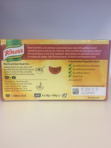 Knorr Stockpot Beef 6'S 168g